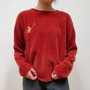 Vintage Disney Embroidered Winnie the Pooh Sweater
